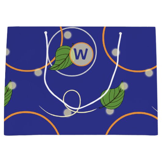 Glühwürmchen auf der Wassergifttasche Große Geschenktüte (Vorderseite)