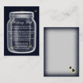 Glühwürmchen, die gut Karten wünschen (Vorne/Hinten)