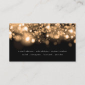 Glühwürmchen-Nägel-Techniker Visitenkarte (Rückseite)