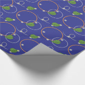 Glühwürmchen über das Wasserwaschpapier Geschenkpapier (Ecke)