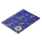 Glühwürmchen über dem Wasser-Notebook Notizblock (Linke Seite)