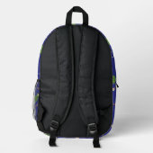 Glühwürmchen über Wasser Bedruckter Rucksack (Rückseite)