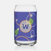 Glühwürmchen über Wasser Dosenglas (Rückseite)