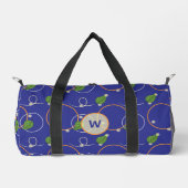 Glühwürmchen über Wasser Duffle Bag (Vorderseite)