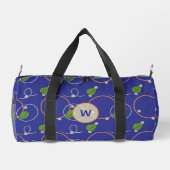 Glühwürmchen über Wasser Duffle Bag (Rückseite)