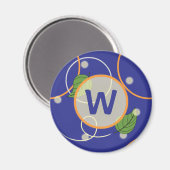 Glühwürmchen über Wasser Magnet (Vorderseite/Rückseite)