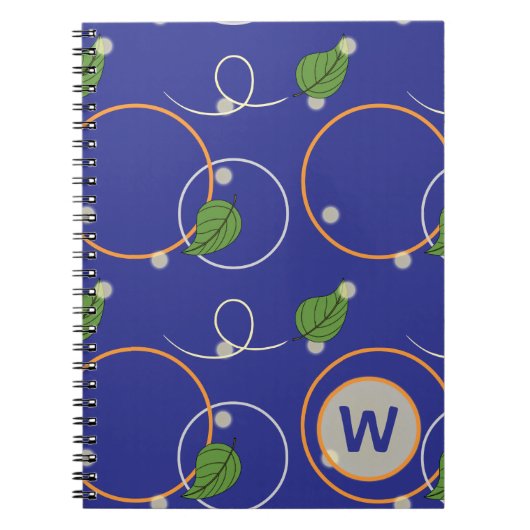 Glühwürmchen über Wasser Notizbuch Notizblock (Vorderseite)