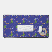 Glühwürmchen über Wasser Schreibtischunterlage (Tastatur & Maus)