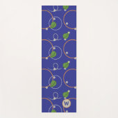Glühwürmchen über Wasser-Yoga-Mat Yogamatte (Vorderseite)