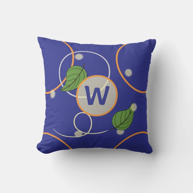Glühwürmchen über Wasserkissen Kissen (Vorderseite)