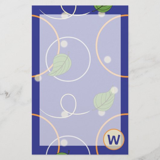 Glühwürmchen über Wasserstand Briefpapier (Vorderseite)
