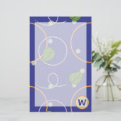 Glühwürmchen über Wasserstand Briefpapier (Stehend Vorderseite)