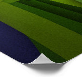 Glühwürmer am Nachtplakat Poster (Ecke)