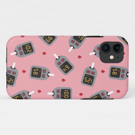 Glukometer Case-Mate iPhone Hülle (Rückseite (Horizontal))