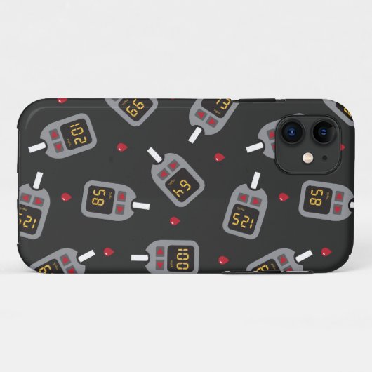 Glukometer Case-Mate iPhone Hülle (Rückseite (Horizontal))