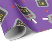 Glukometer Geschenkpapier (Rolleneckpunkt)
