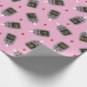 Glukometer Geschenkpapier (Ecke)