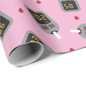 Glukometer Geschenkpapier (Rolleneckpunkt)