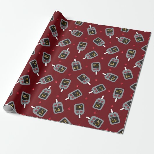 Glukometer Geschenkpapier (Ungerollt)