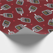 Glukometer Geschenkpapier (Ecke)