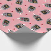 Glukometer Geschenkpapier (Ecke)