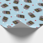 Glukometer Geschenkpapier (Ecke)