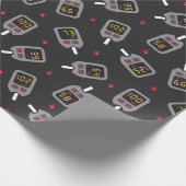 Glukometer Geschenkpapier (Ecke)
