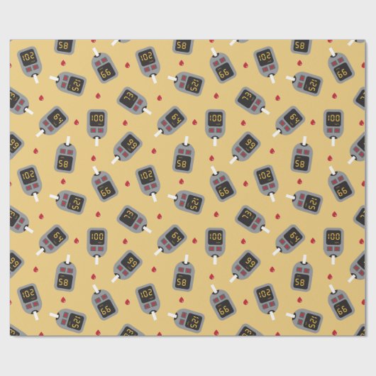 Glukometer Geschenkpapier (Flach)