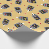 Glukometer Geschenkpapier (Ecke)