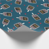 Glukometer Geschenkpapier (Ecke)