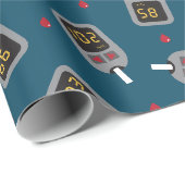 Glukometer Geschenkpapier (Rolleneckpunkt)