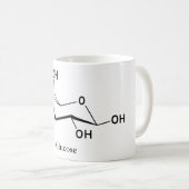 Glukose Zucker Chemie Kaffeetasse (VorderseiteRechts)