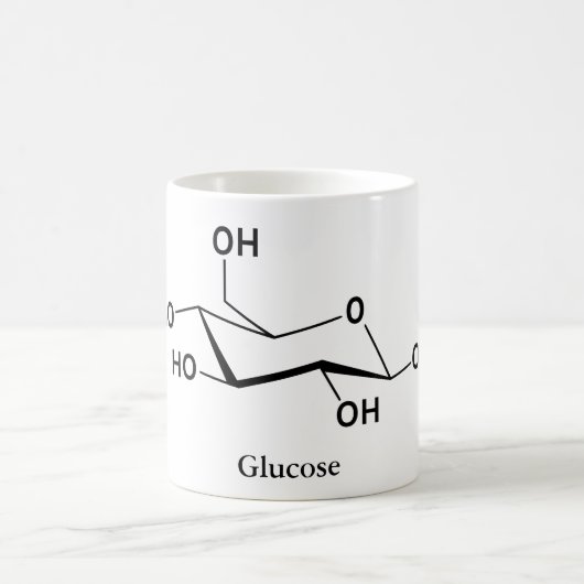 Glukose Zucker Chemie Kaffeetasse (Mittel)