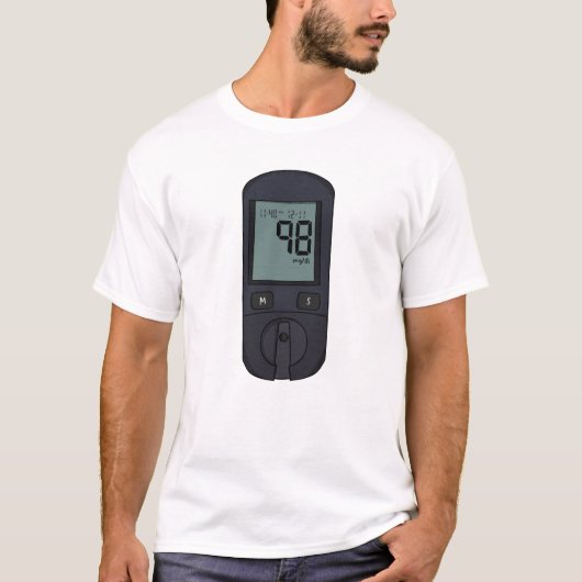 Glukosemesser T-Shirt (Vorderseite)