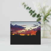 Glut der Dämmerung Postkarte (Stehend Vorderseite)