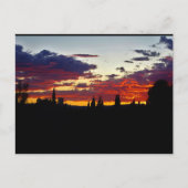 Glut der Dämmerung Postkarte (Vorderseite)