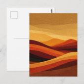 Glut der schweigenden Dünen Postkarte (Vorne/Hinten)