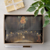Glut des Herbst-Tissuepapiers Seidenpapier (Geschenk)