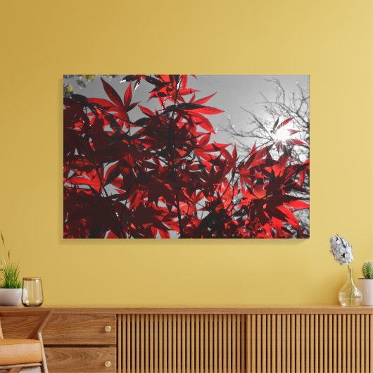 Glut des Herbstes Leinwanddruck (Insitu (Wohnzimmer))