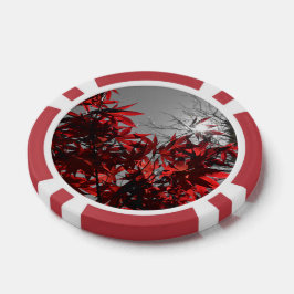 Glut des Herbstes Pokerchips