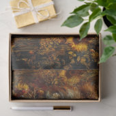 Glut des Herbstfuchses Kollage Tissuepapier Seidenpapier (Geschenk)
