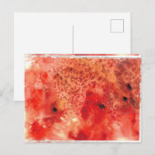 Glut entfaltet sich postkarte (Vorne/Hinten)