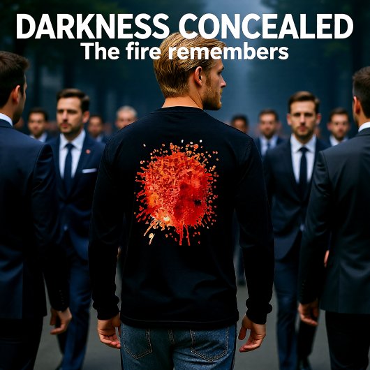 Glut entfaltet sich Tri-Blend shirt