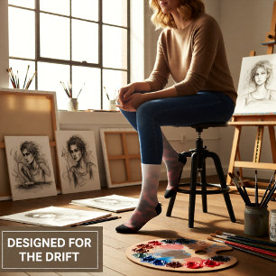 Glut in Dunst Socken