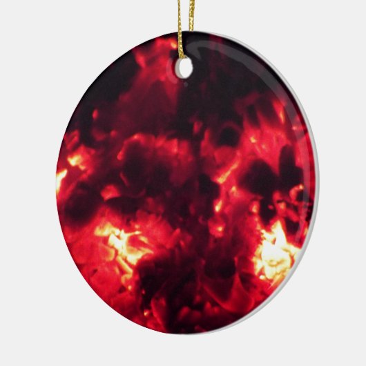 Glut Keramik Ornament (Links)