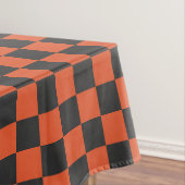Glut und Asche Schachbrettmuster Tischdecke (Beispiel)