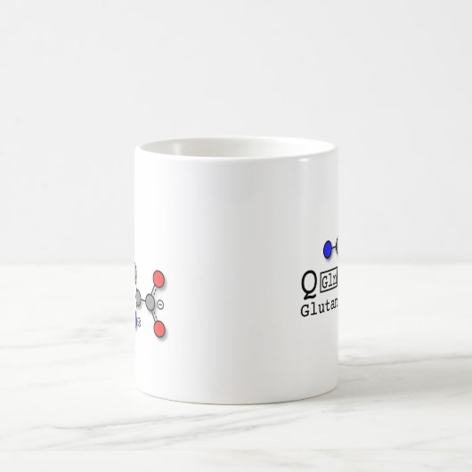 Glutamin-Aminosäure-Tasse Kaffeetasse (Mittel)
