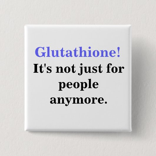 Glutathion für Haustiere Button (Vorderseite)