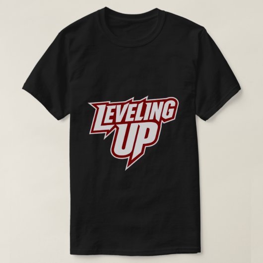 GLUTCH – Leveling Up Gamer Streetwear Tee (Design vorne)