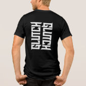 GLUTCH – Sharp Competitive Gaming Typography Shirt (Rückseite)